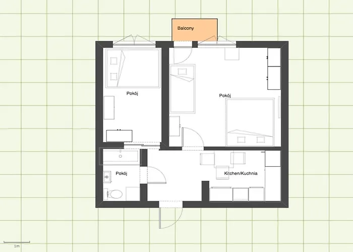 Sea View, 200 M Do Monte Cassino Grottgera 6, Apartament Sopot
